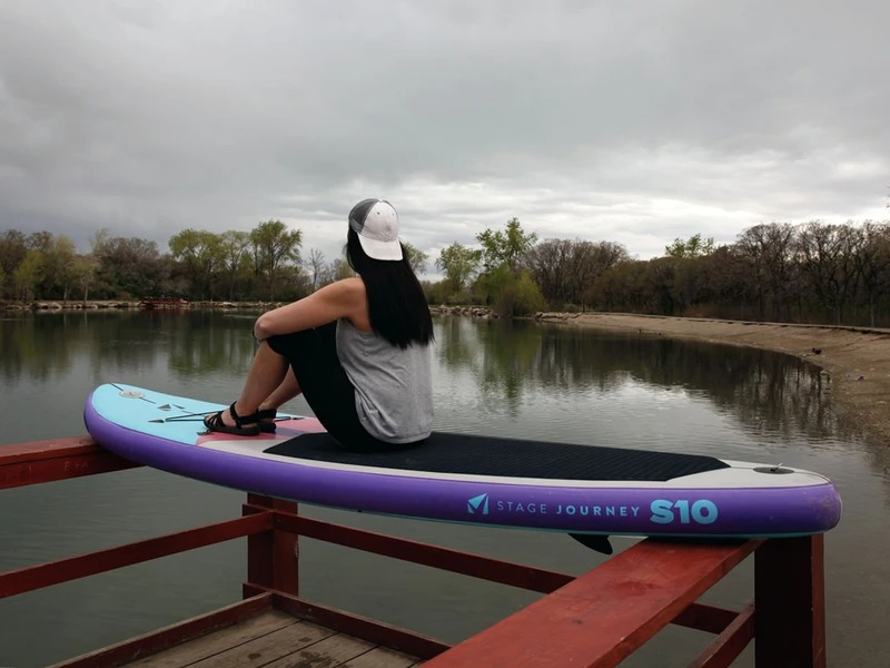 SUP Inflatable Stand-up paddlboards are super durable and strong, using 2-ply military grade PVC 